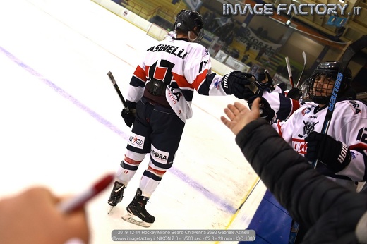 2019-12-14 Hockey Milano Bears-Chiavenna 3692 Gabriele Asinelli